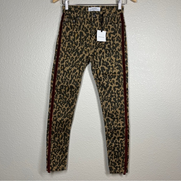 Zara Leopard Print Skinny Jeans - Picture 3 of 10